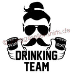 Junggesellenshirts.de Herrenshirt JGA Shirt Team "Hipster Drinking Team"