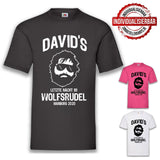 Junggesellenshirts.de Herrenshirt JGA Shirt Team "Letzte Nacht im Wolfsrudel"