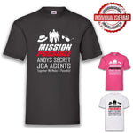 Junggesellenshirts.de Herrenshirt JGA Shirt Team "Mission Possible"