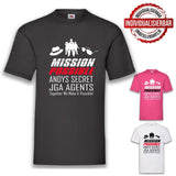 Junggesellenshirts.de Herrenshirt JGA Shirt Team "Mission Possible"