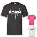 Junggesellenshirts.de Herrenshirt JGA Shirt Team "Robin Superheld"
