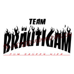 Junggesellenshirts.de Herrenshirt JGA Shirt Team "Skateboard"