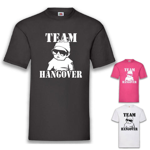 Junggesellenshirts.de Herrenshirt JGA Shirt Team "Team Hangover"