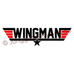 Junggesellenshirts.de Herrenshirt JGA Shirt Team "Wingman"