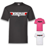 Junggesellenshirts.de Herrenshirt JGA Shirt Team "Wingman"