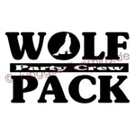 Junggesellenshirts.de Herrenshirt JGA Shirt Team "Wolfpack"