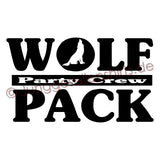 Junggesellenshirts.de Herrenshirt JGA Shirt Team "Wolfpack"