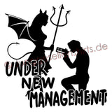 Junggesellenshirts.de Herrenshirt JGA Shirt "Under New Management"
