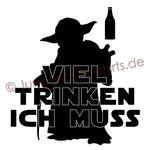 Junggesellenshirts.de Herrenshirt JGA Shirt "Viel Trinken Ich Muss"