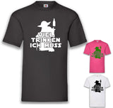 Junggesellenshirts.de Herrenshirt JGA Shirt "Viel Trinken Ich Muss"