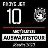 Junggesellenshirts.de Herrenshirt JGA Trikot Team "Letzte Auswärtstour"