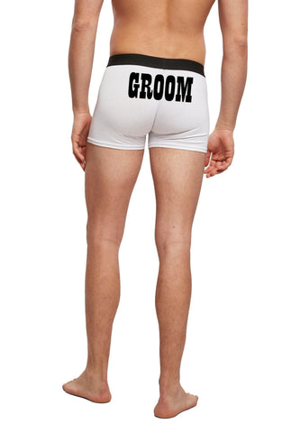 Junggesellenshirts.de Herrenshirt JGA Underwear "Groom/Groomsman/Bestman"
