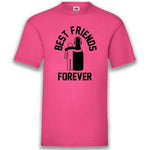 Junggesellenshirts.de Herrenshirt S / Fuchsia JGA Shirt "BFF"