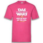Junggesellenshirts.de Herrenshirt S / Fuchsia JGA Shirt Bräutigam "Das Wars II"
