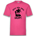 Junggesellenshirts.de Herrenshirt S / Fuchsia JGA Shirt Bräutigam "Ich Bin Der Depp"