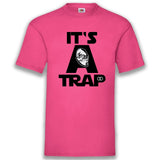 Junggesellenshirts.de Herrenshirt S / Fuchsia JGA Shirt Bräutigam "It's A Trap"