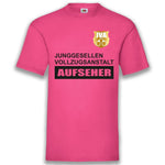 Junggesellenshirts.de Herrenshirt S / Fuchsia JGA Shirt "JVA Aufseher"