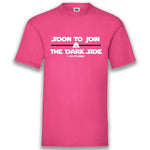 Junggesellenshirts.de Herrenshirt S / Fuchsia JGA Shirt "Soon To Join The Dark Side"