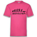 Junggesellenshirts.de Herrenshirt S / Fuchsia JGA Shirt Team "Biervolution"