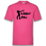 Junggesellenshirts.de Herrenshirt S / Fuchsia JGA Shirt Team "Dabbin' Crew"