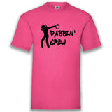 Junggesellenshirts.de Herrenshirt S / Fuchsia JGA Shirt Team "Dabbin' Crew"
