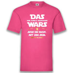 Junggesellenshirts.de Herrenshirt S / Fuchsia JGA Shirt Team "Das Wars II"