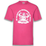 Junggesellenshirts.de Herrenshirt S / Fuchsia JGA Shirt Team "Die Halbgötter Übernehmen Die Macht"