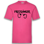Junggesellenshirts.de Herrenshirt S / Fuchsia JGA Shirt Team "Freigänger"