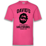 Junggesellenshirts.de Herrenshirt S / Fuchsia JGA Shirt Team "Letzte Nacht im Wolfsrudel"