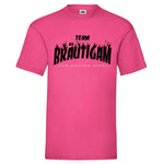 Junggesellenshirts.de Herrenshirt S / Fuchsia JGA Shirt Team "Skateboard"