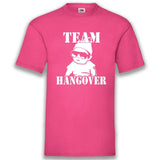 Junggesellenshirts.de Herrenshirt S / Fuchsia JGA Shirt Team "Team Hangover"