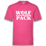 Junggesellenshirts.de Herrenshirt S / Fuchsia JGA Shirt Team "Wolfpack"