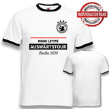 Junggesellenshirts.de Herrenshirt S / Ohne JGA Trikot Bräutigam "Letzte Auswärtstour"