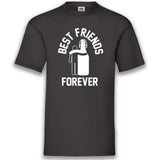 Junggesellenshirts.de Herrenshirt S / Schwarz JGA Shirt "BFF"