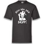 Junggesellenshirts.de Herrenshirt S / Schwarz JGA Shirt Bräutigam "Ich Bin Der Depp"