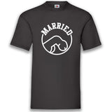 Junggesellenshirts.de Herrenshirt S / Schwarz JGA Shirt Bräutigam "Internationales Zeichen Für Verheiratet"