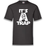 Junggesellenshirts.de Herrenshirt S / Schwarz JGA Shirt Bräutigam "It's A Trap"