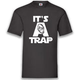 Junggesellenshirts.de Herrenshirt S / Schwarz JGA Shirt Bräutigam "It's A Trap"