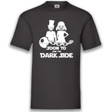 Junggesellenshirts.de Herrenshirt S / Schwarz JGA Shirt Bräutigam "Soon To Join The Dark Side"