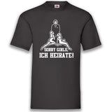 Junggesellenshirts.de Herrenshirt S / Schwarz JGA Shirt Bräutigam "Sorry Girls, Ich Heirate!"