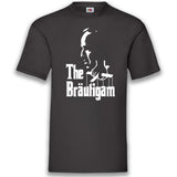 Junggesellenshirts.de Herrenshirt S / Schwarz JGA Shirt Bräutigam "The Bräutigam"