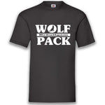 Junggesellenshirts.de Herrenshirt S / Schwarz JGA Shirt Bräutigam "Wolfpack"