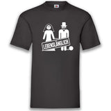 Junggesellenshirts.de Herrenshirt S / Schwarz JGA Shirt "Lebenslänglich"