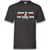 Junggesellenshirts.de Herrenshirt S / Schwarz JGA Shirt "Soon To Join The Dark Side"