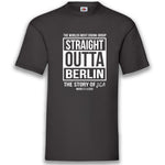 Junggesellenshirts.de Herrenshirt S / Schwarz JGA Shirt "Straight Outta"