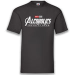 Junggesellenshirts.de Herrenshirt S / Schwarz JGA Shirt Team "Alcoholics"