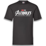 Junggesellenshirts.de Herrenshirt S / Schwarz JGA Shirt Team "Alcoholics"
