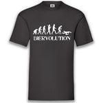 Junggesellenshirts.de Herrenshirt S / Schwarz JGA Shirt Team "Biervolution"