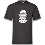 Junggesellenshirts.de Herrenshirt S / Schwarz JGA Shirt Team "Come To The Dark Side Of The Beer"