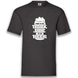 Junggesellenshirts.de Herrenshirt S / Schwarz JGA Shirt Team "Come To The Dark Side Of The Beer"